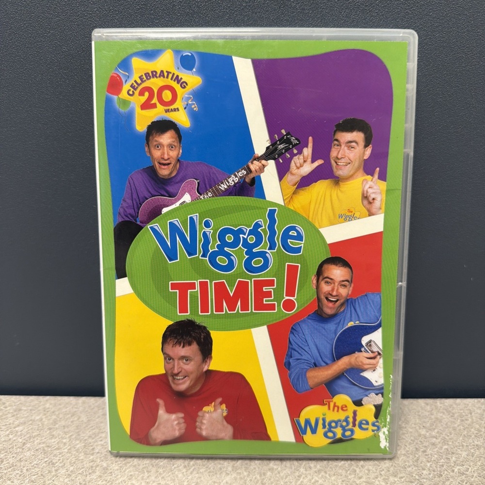 The Wiggles: Wiggle Time rare 2012 promo‎ DVD by NCircle Celebrating 20 Years